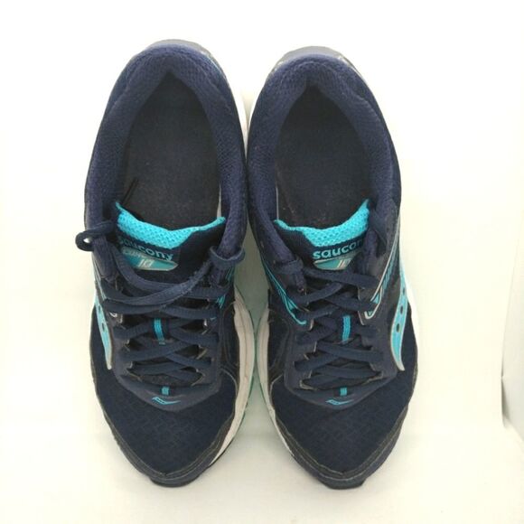 Saucony Grid Cohesion Running Shoes Sneakers Women's Size 8.5 Blue,‎ Silver - Picture 6 of 8